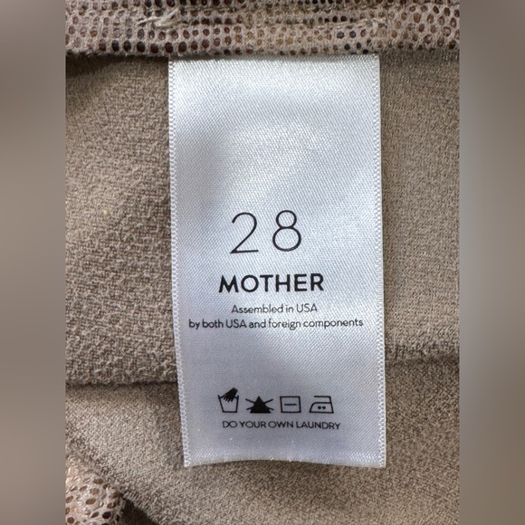 MOTHER High Waisted Seamless Looker Ankle Sz 28 - Picture 8 of 10